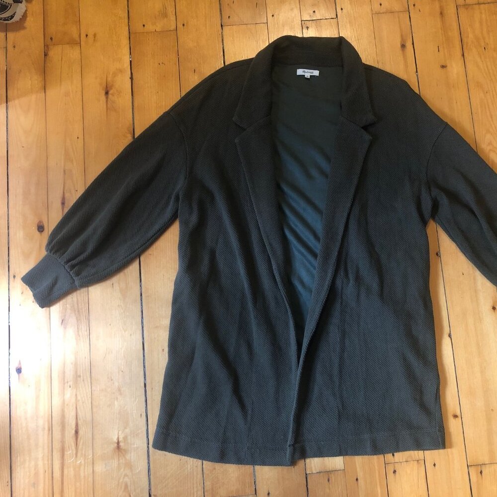 Madewell Olive Green Duster Sweater Size Medium